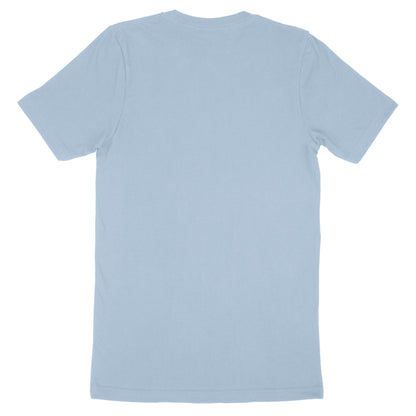 Cotton Crewneck Short Sleeve T-shirt Baby Blue