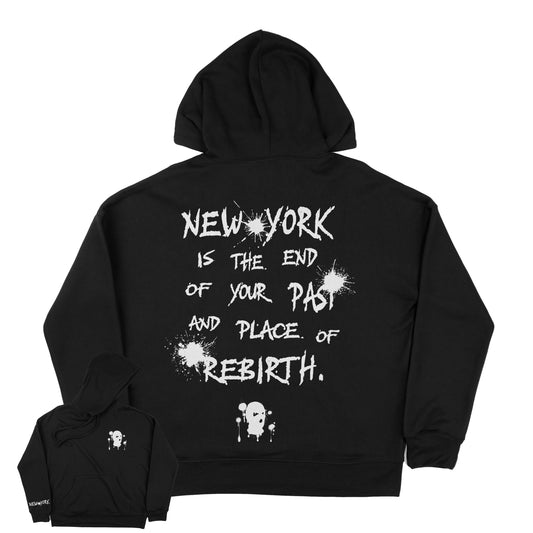 Graphic New York Grunge Streetwear Print Hoodie