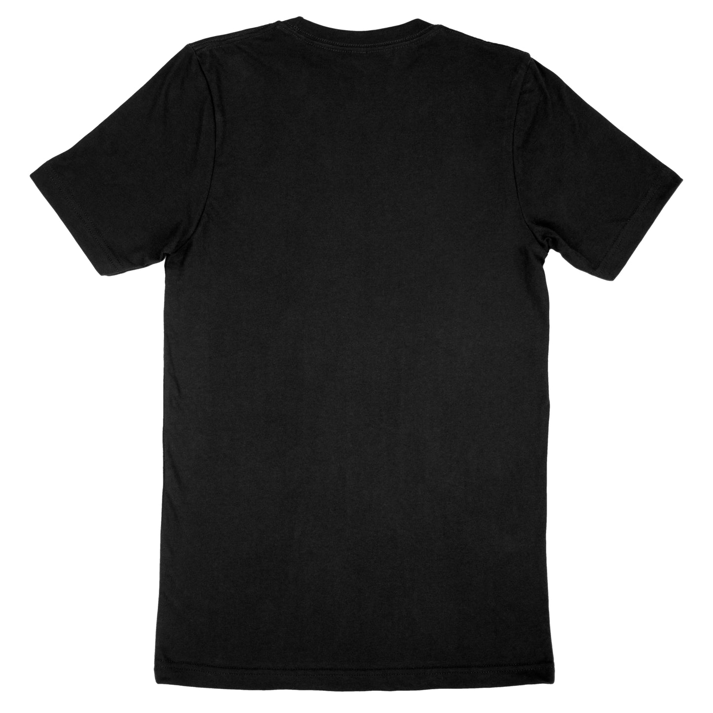 Cotton Crewneck Short Sleeve T-shirt Black