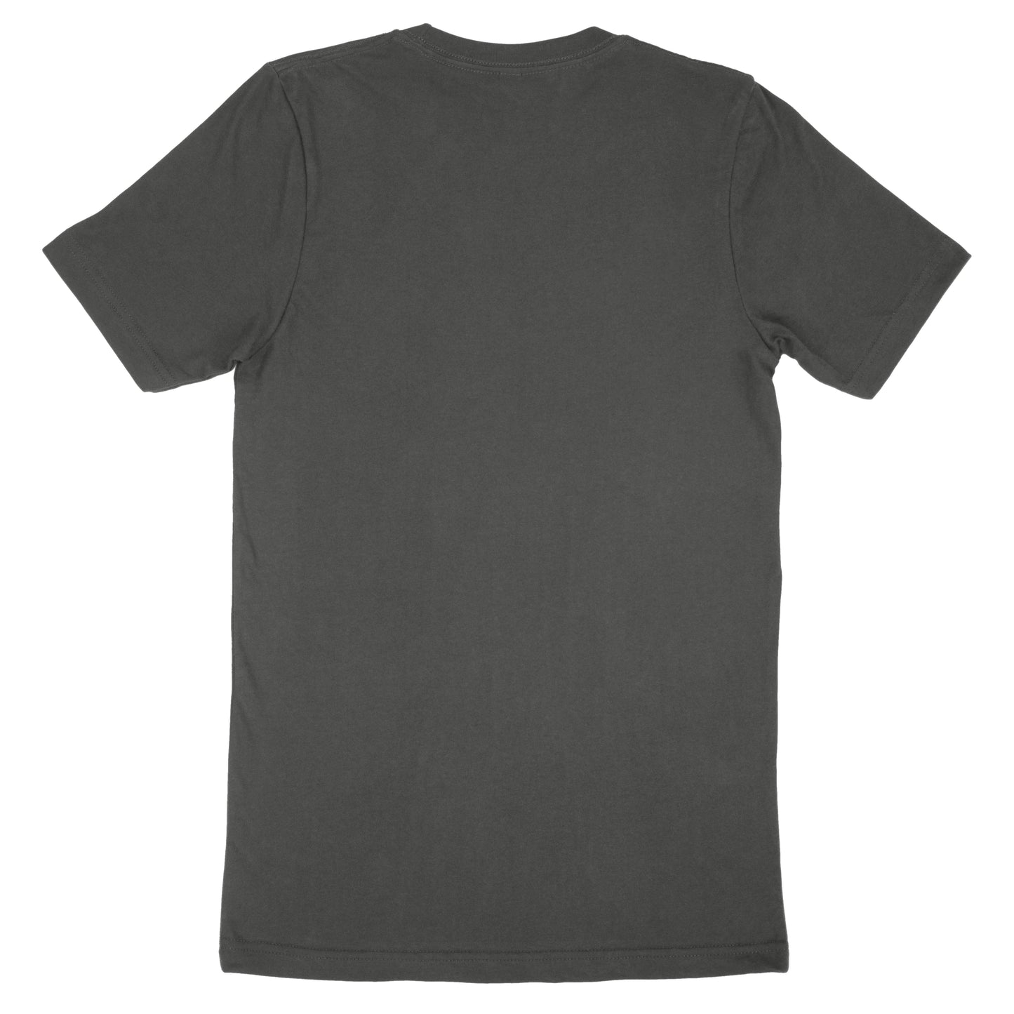 Cotton Crewneck Short Sleeve T-shirt Dark Gray