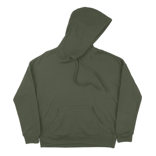 Hooded Pullover Hoodie Military Green