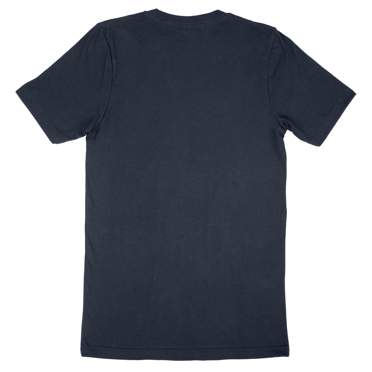 Cotton Crewneck Short Sleeve T-shirt Navy