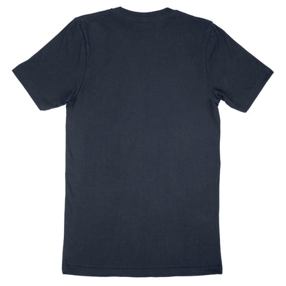 Cotton Crewneck Short Sleeve T-shirt Navy