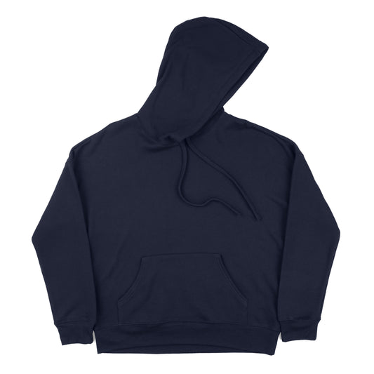 Hooded Pullover Hoodie Navy