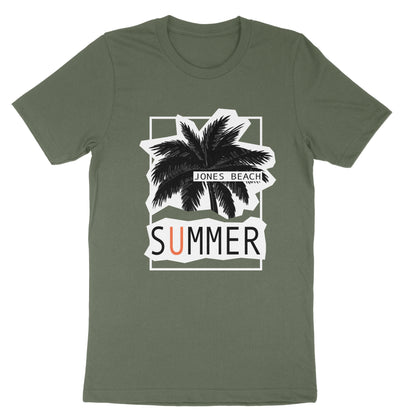 Summer Illustration Graphic Print T-shirt