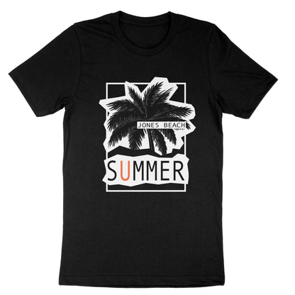 Summer Illustration Graphic Print T-shirt