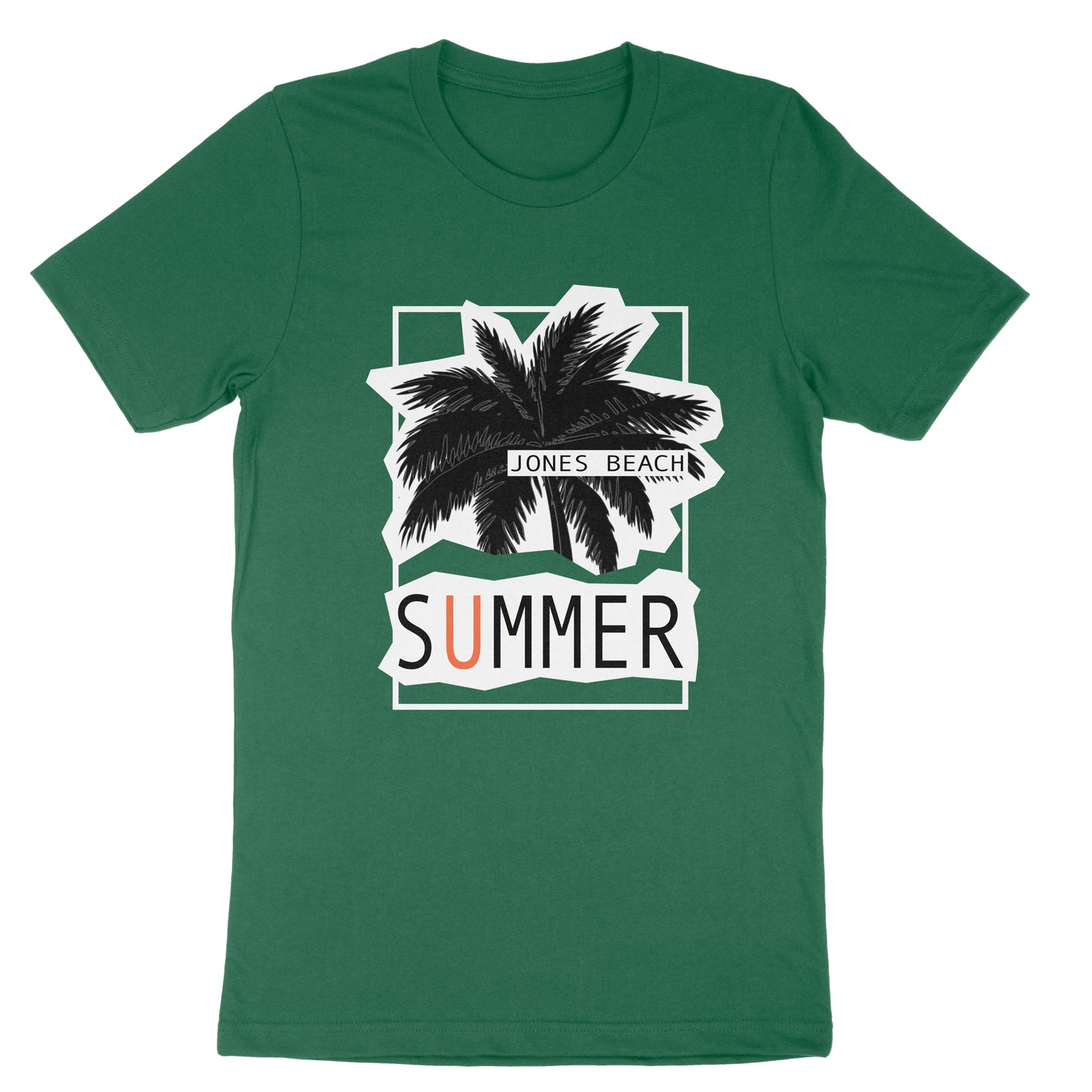 Summer Illustration Graphic Print T-shirt